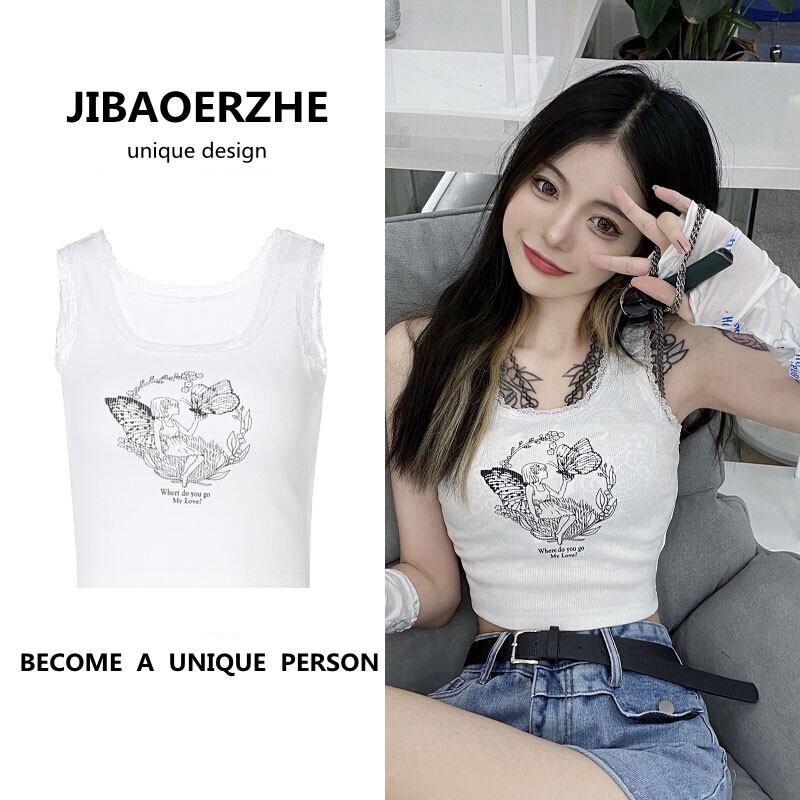 サマーショートクロップトップ トップス スタイル 夏物 ケッペル94652278117