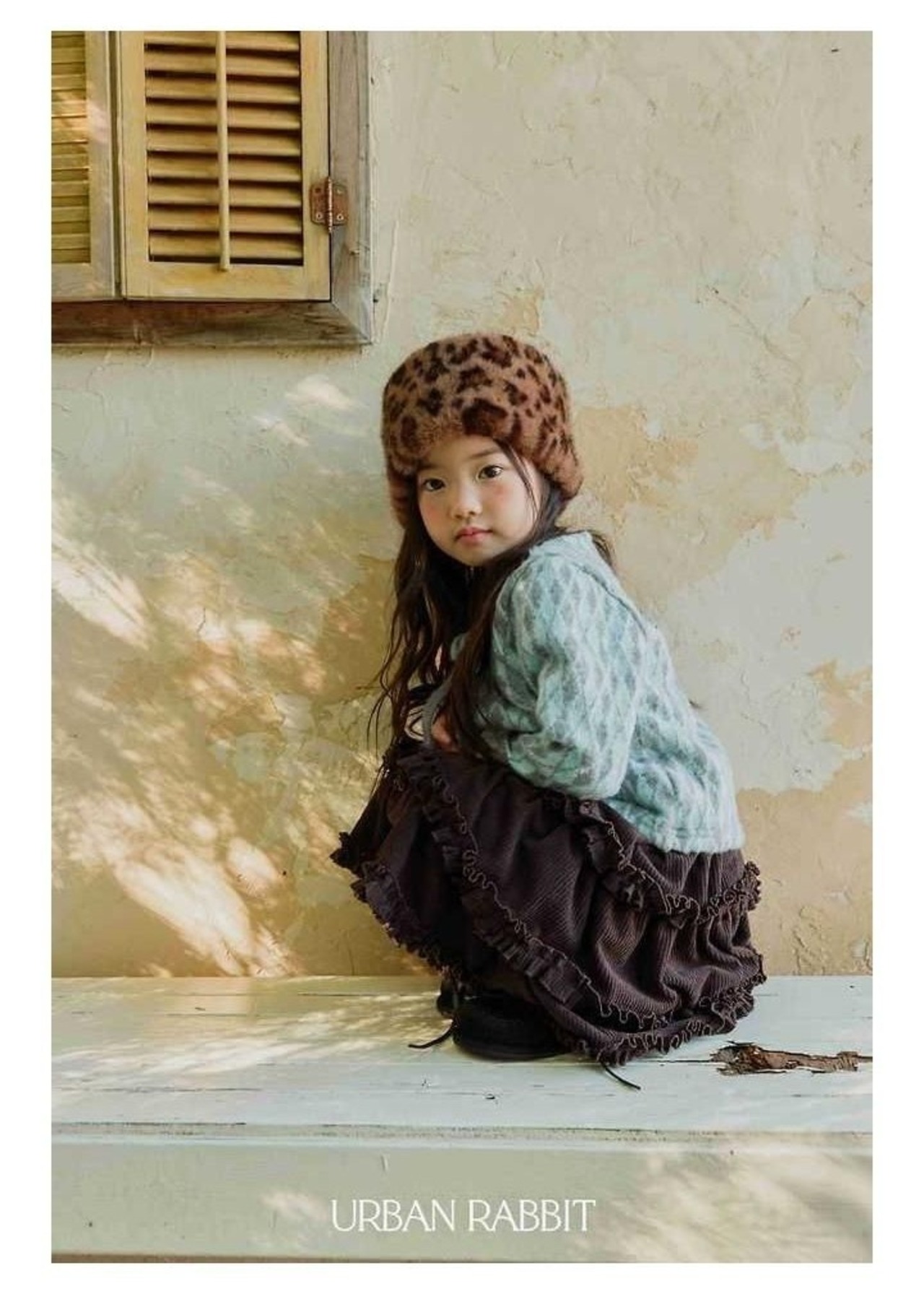 アーバンラビット / URBAN RABBIT / アーガイルカーディガンT / 韓国子供服 / キッズ / 26winter〖取寄〗*XS~XL*