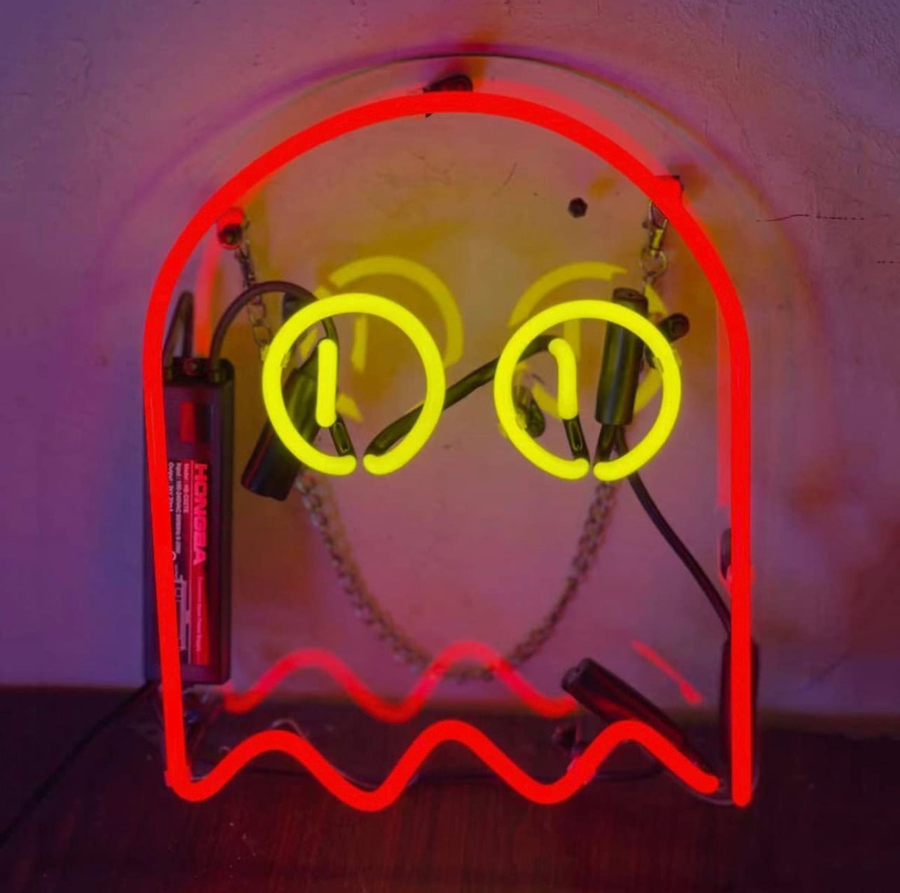 オリジナル ネオン管 NO SMOKING 猫 キャラクター 看板 オーダー