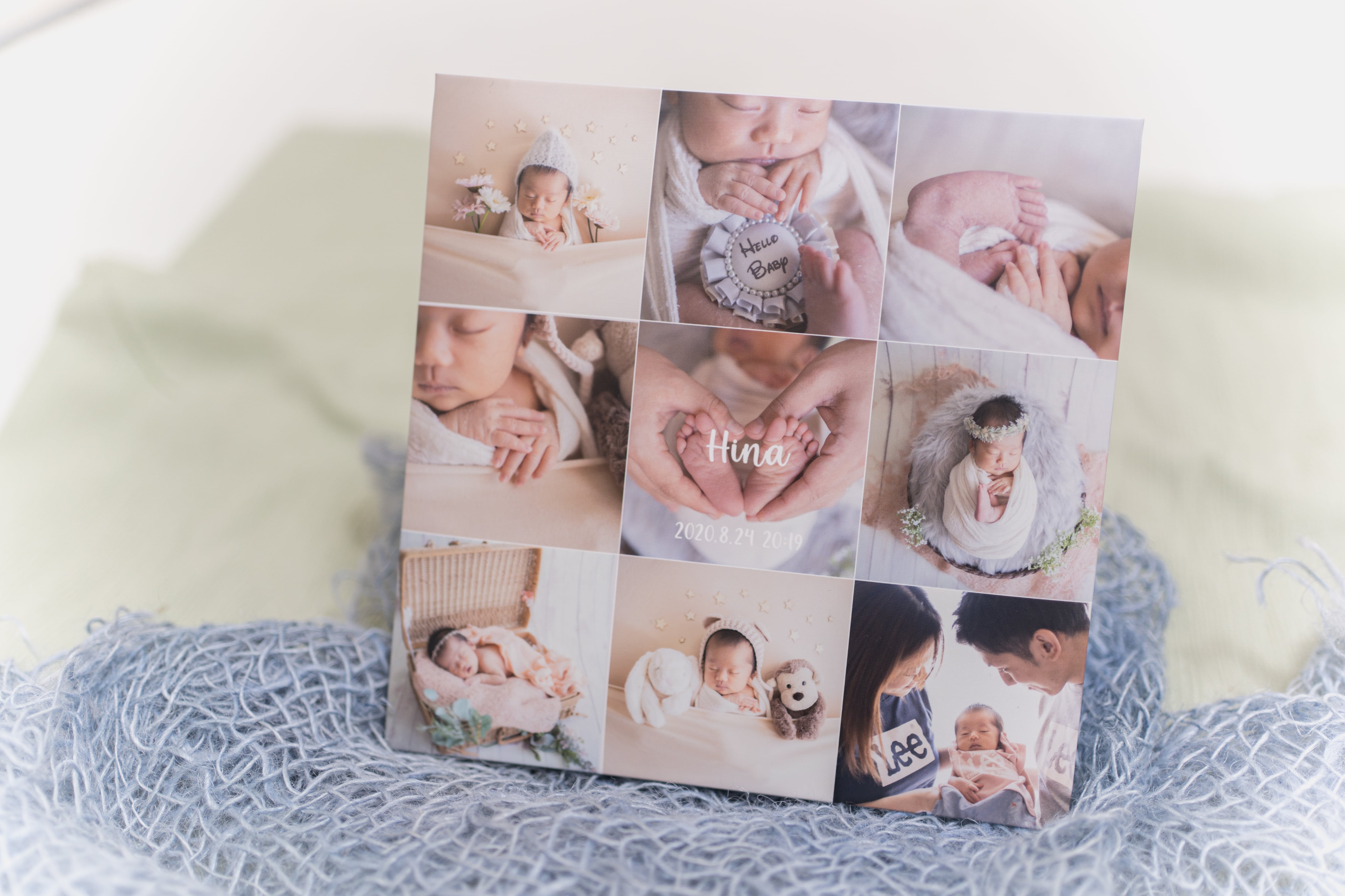 A4】9コマぷっくりフォトパネル | Little Magic by Photo Studio Magic