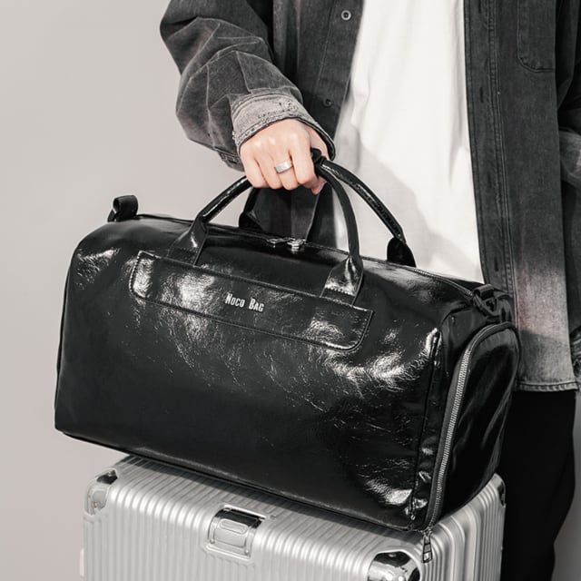 【予約販売】ボストンバッグ ショルダーバッグ メンズ 大容量 ブラック ホワイト グリーン レッド トラベル 大型 旅行 出張 ジム スポーツ ヨガ フィットネス 旅行かばん こなれ感 お洒落 韓国 トレンド