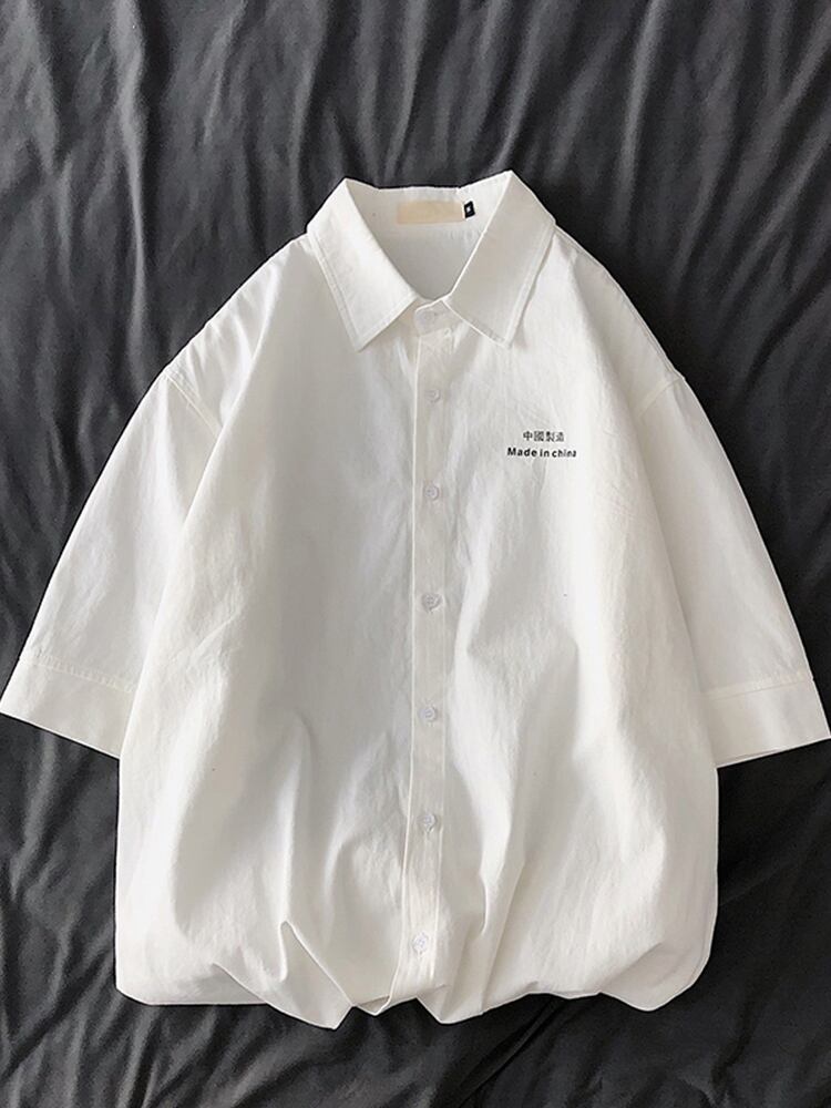 全3色 シャツ トップス 無地 カジュアル 半袖 おしゃれ シンプル