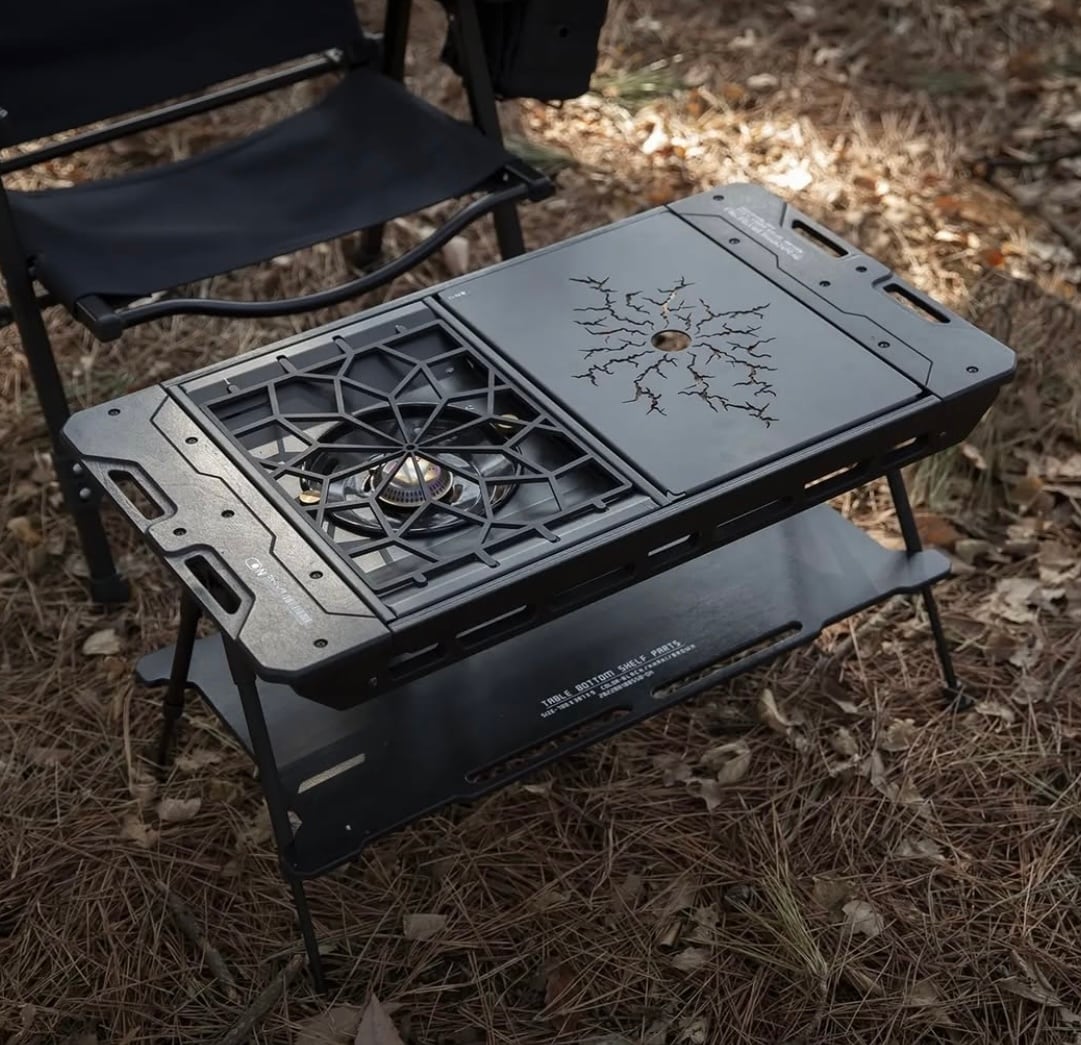 【美品】オンユーライフ　ステンレステーブル　ブラック ON-U LIFE オンユーライフ テーブル 【公式通販】