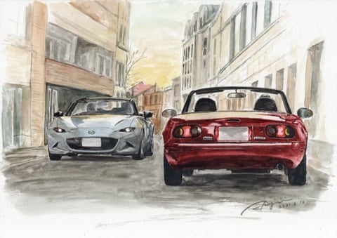 高画質イラストデータ(NA and ND Roadster) | PETROLHEAD STUDIO