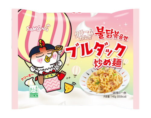 クリームカルボブルダック炒め麺　140g