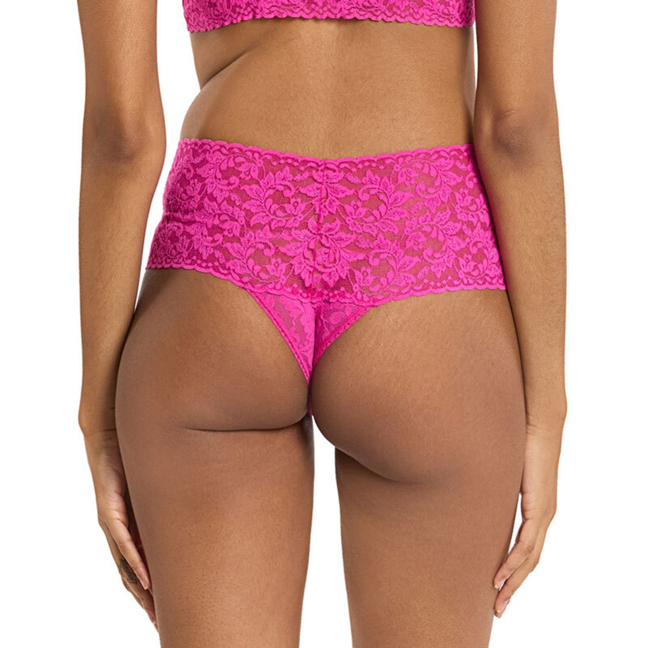 HANKY PANKY / レトロ レース ショーツ(マーマレード) - 4