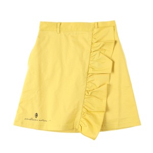 Women Ruffle Skirt Lemon Logo