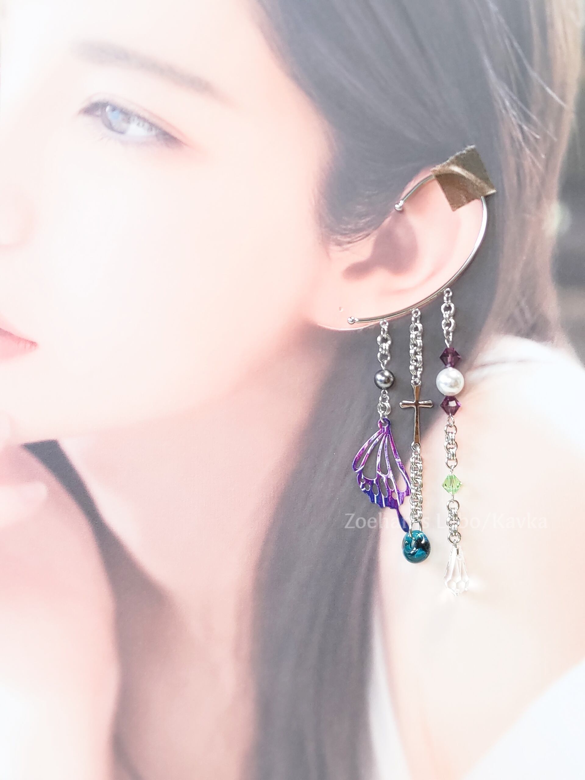 ビジューロゴヘアピン 韓国ファッション ヘアアクセサリー | PAY ID