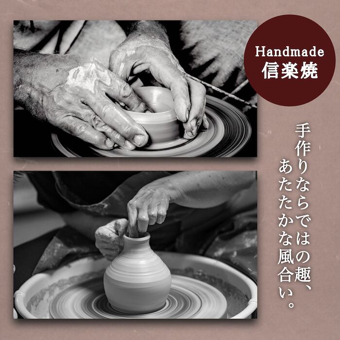 お値下げ】信楽焼 穴窯焼成 焼き締め 高台付き 大皿 信楽焼 花器
