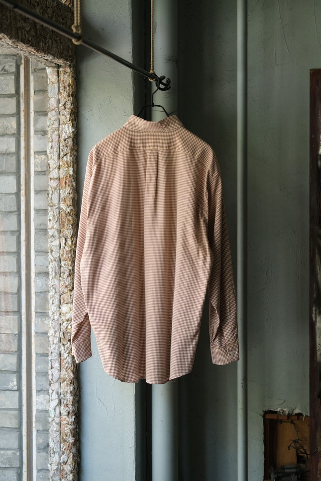 Utah／90's “Ralph Lauren"BLAIRE check shirt／brown