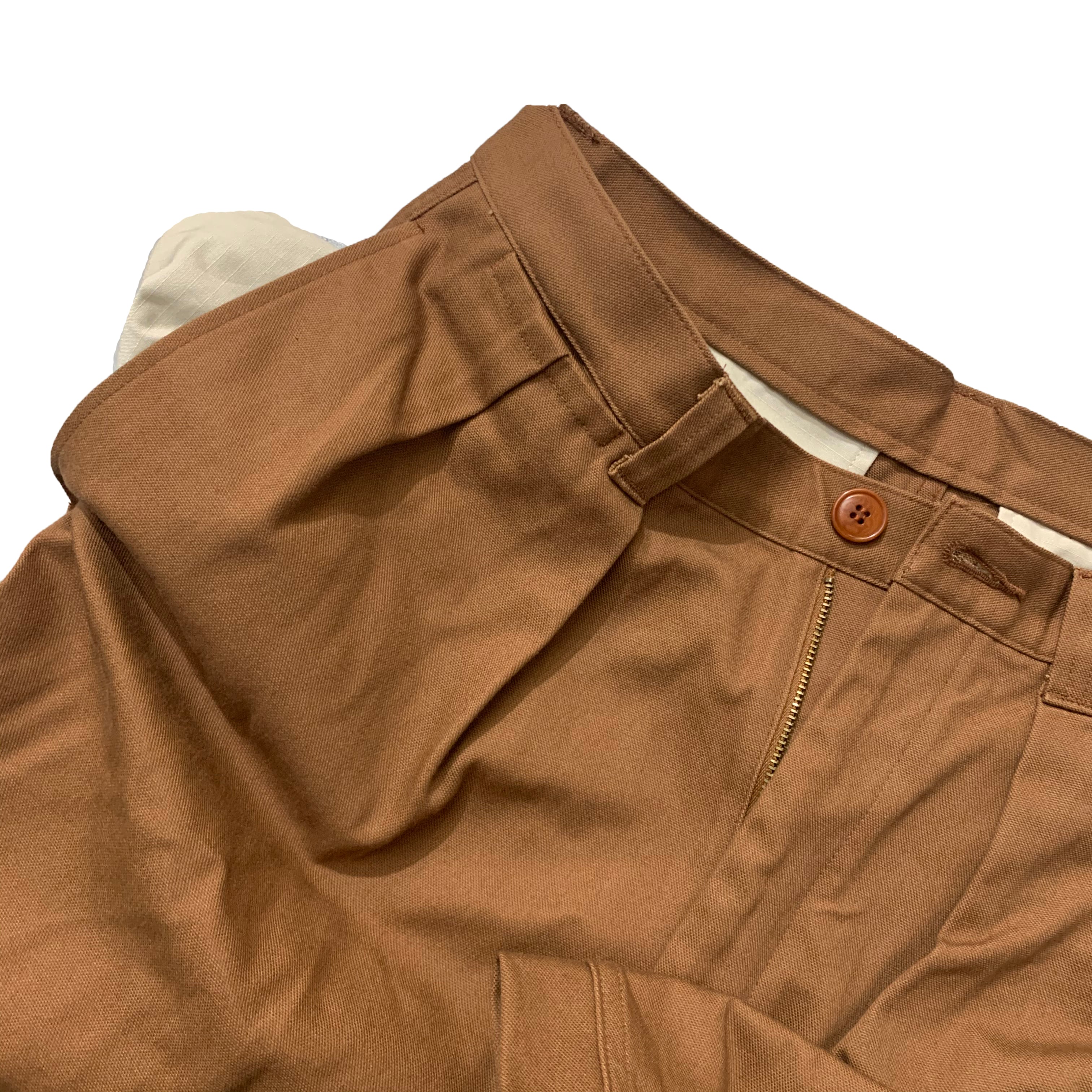 NOROLL / THICKWALK DUCK PANTS -BROWN- | THE NEWAGE CLUB