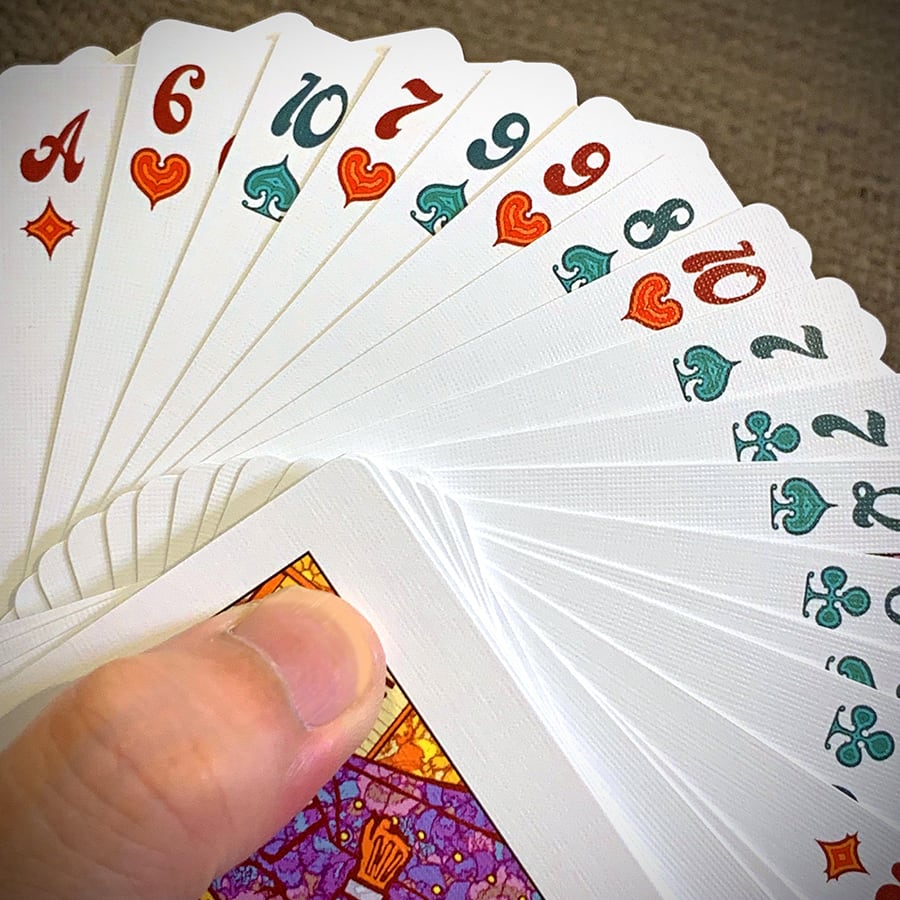 Bicycle Funky Flowers Playing Cards (カスタムバイスクル オリジナル