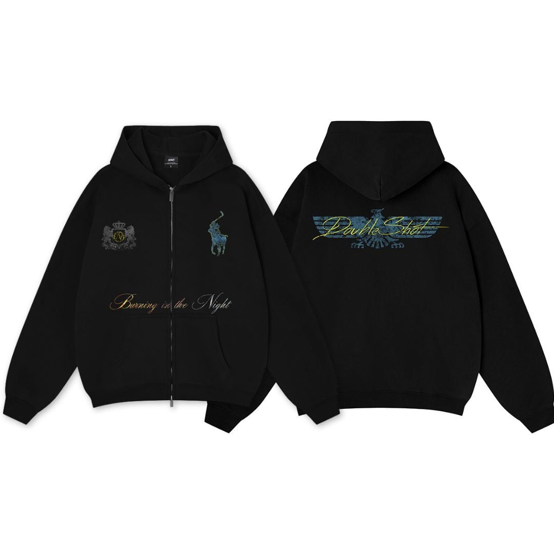 WSHOT Original Death on Horseback Zip Hoodie WS132 | wshot