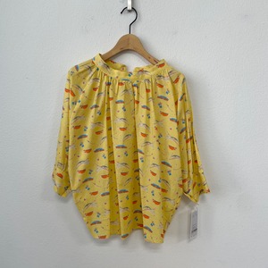 GRANZIO　Camping Print Blouse　レモン