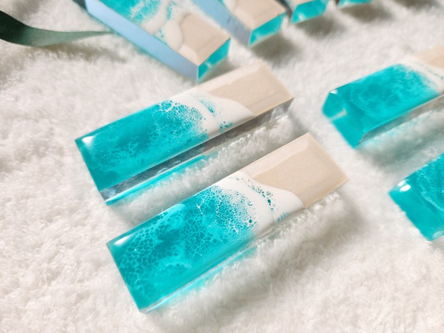 448.オーシャンレジンアート 箸置きorペーパーウェイト