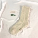 あたたかいモンゴル靴下Biger(ビゲル) ひつじウール100% (ナチュラルホワイト)羊毛靴下