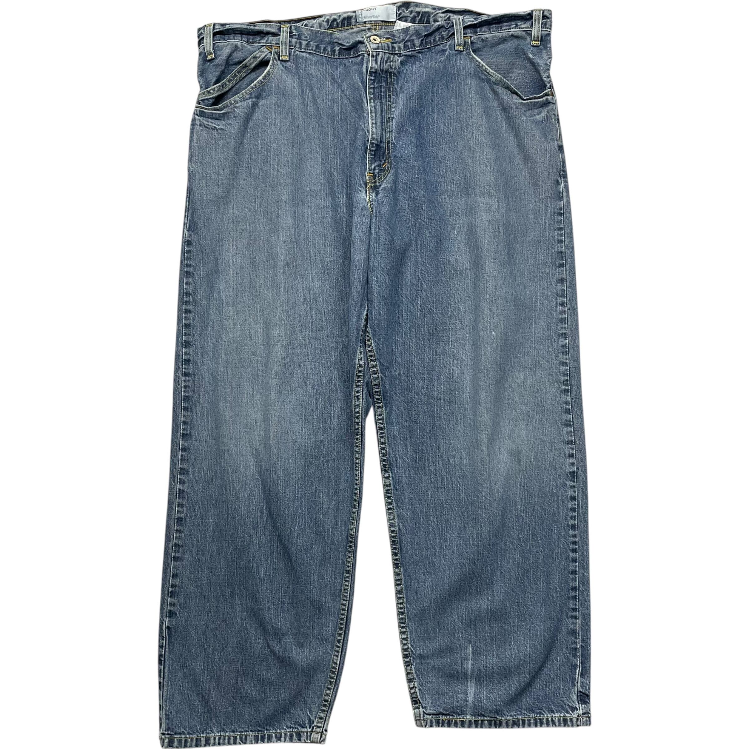 《実寸 W43L30》 Levi's リーバイス シルバータブ buggy デニムパンツ ワイドパンツ 極太 no.7175