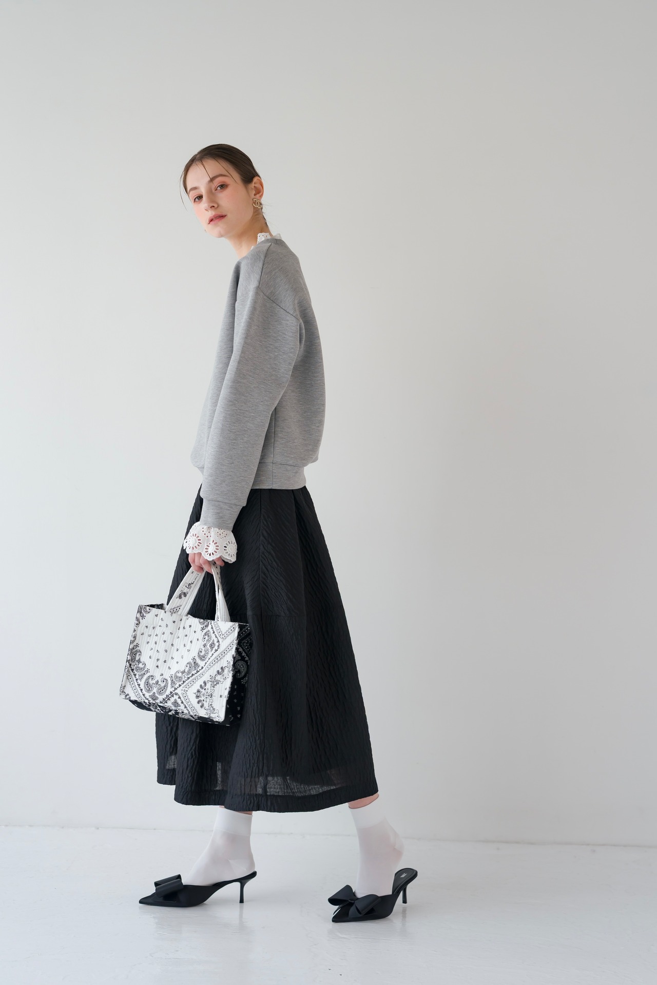 【Square tote】Paisley small