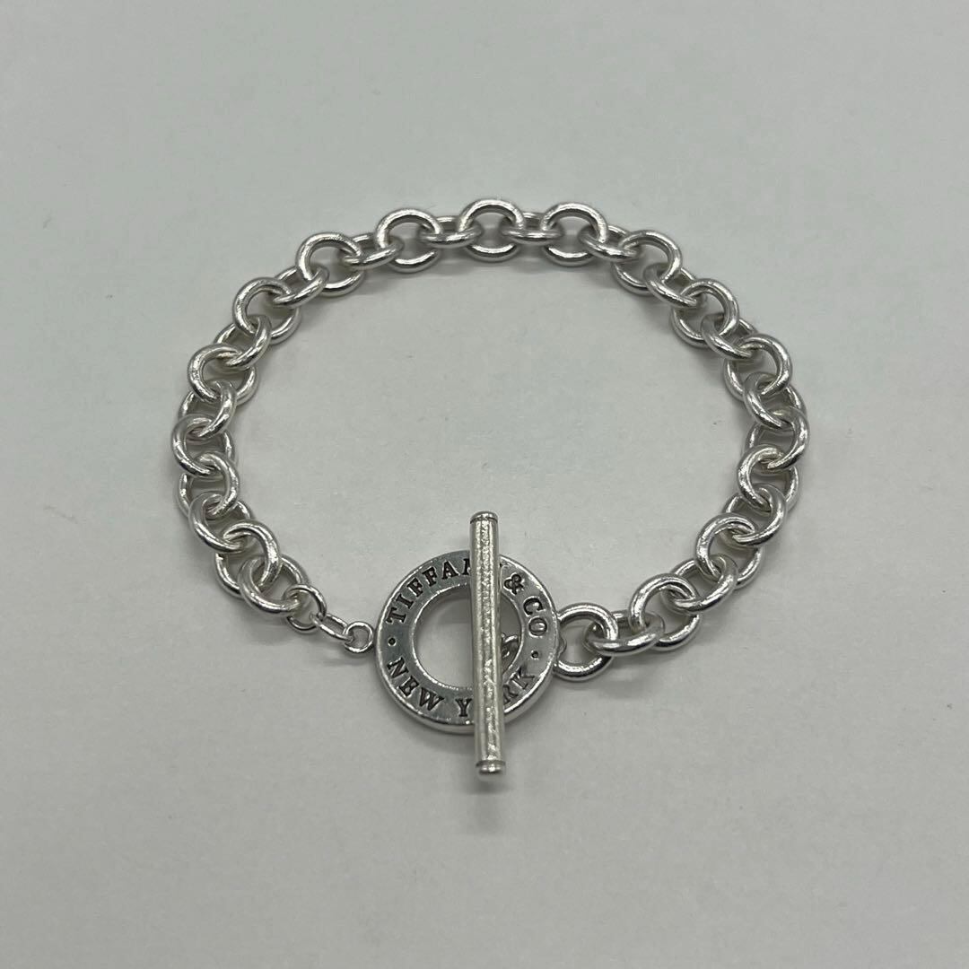 ティファニー TIFFANY ドーナツリンク トグル ブレスレット Ag925