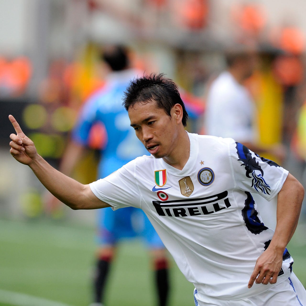 USED】インテル 2010-11 Nike アウェイ半袖 ユニフォーム（インポートS