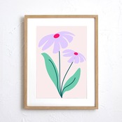 洗練｜心がほどける抽象アートポスター｜柔らかな色彩とラインが空間に癒しを生む上質インテリアアート｜A2ポスター