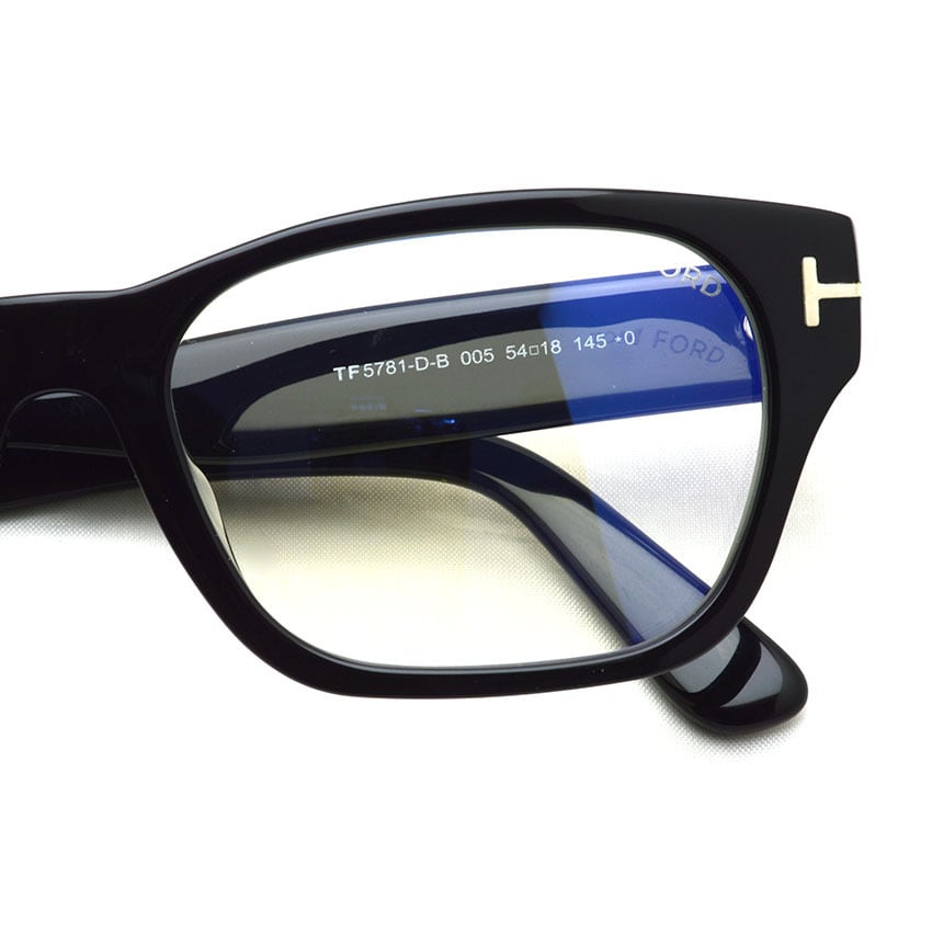 TOM FORD / TF5781-D-B / 005 Black/Silver ブラック/シルバー-ブルー