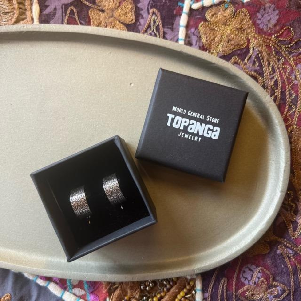 TOPANGA Jewelry 　Antique　Arabesque Earrings　アンティークアラベスクピアス　ピアス　ギフト　プレゼント　ジュエリー　イヤリング　