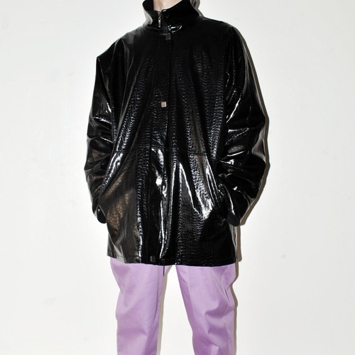 Vintage PVC oversized coat