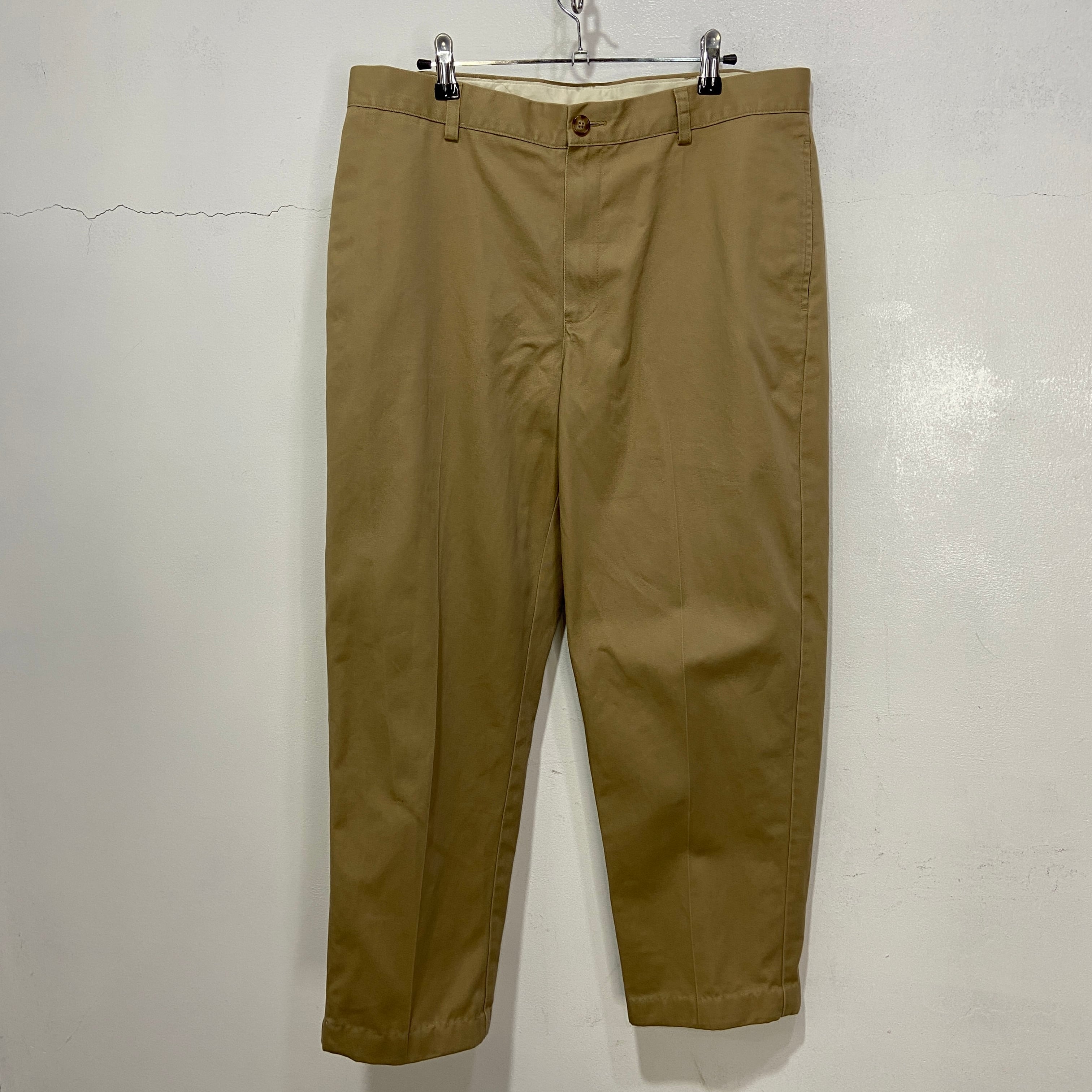 L.L.Bean チノパンツ チノスラックス ベージュ カーキ W38L29 L.L.Bean チノパンツ チノスラックス ベージュ カーキ W38L29