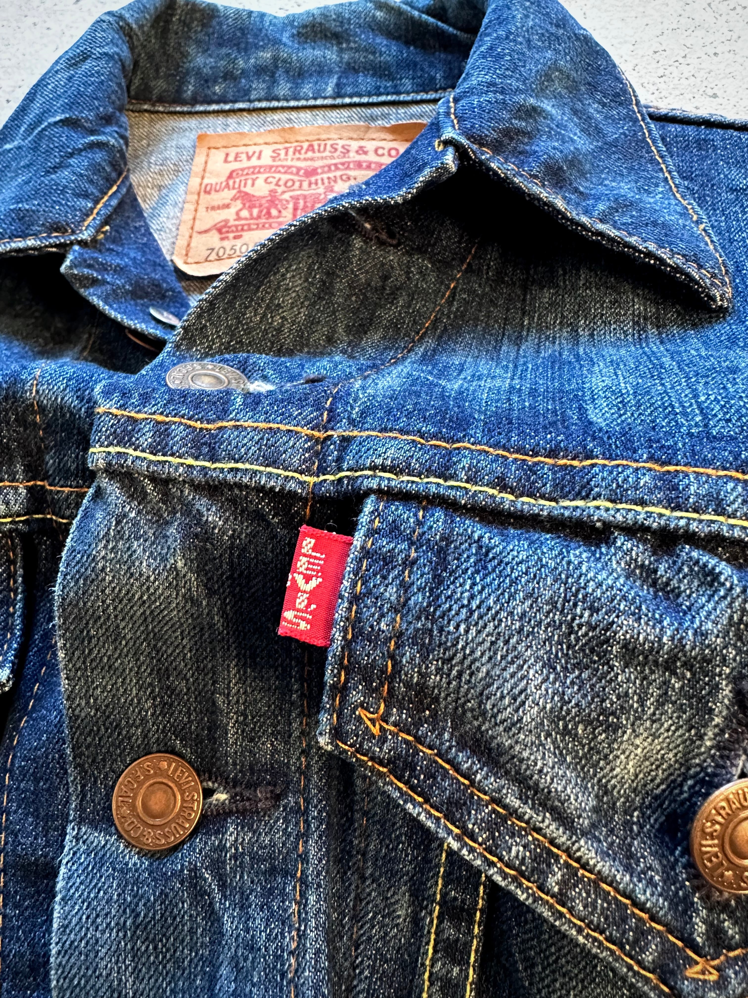 00s〜 MADE IN USA “ LEVI'S ” 70505 Big-E 3rd DENIM JACKET OLD