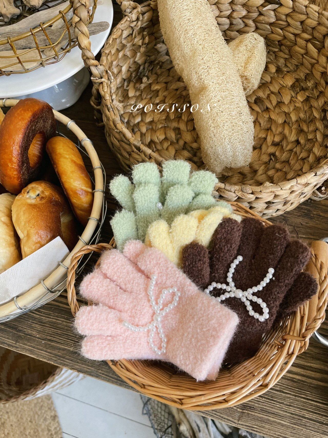 【即納】Pリボン手袋