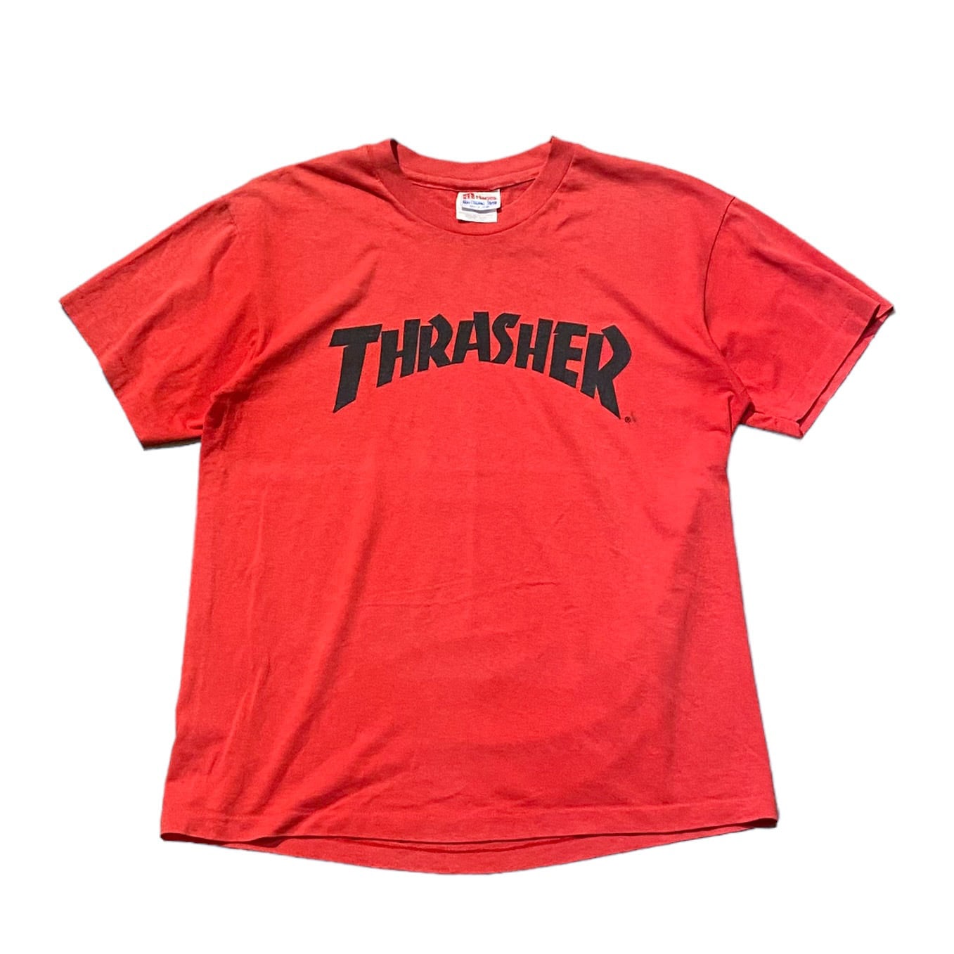 80s　Hanes ヘインズ / THRASHER スラッシャー　Tシャツ　白