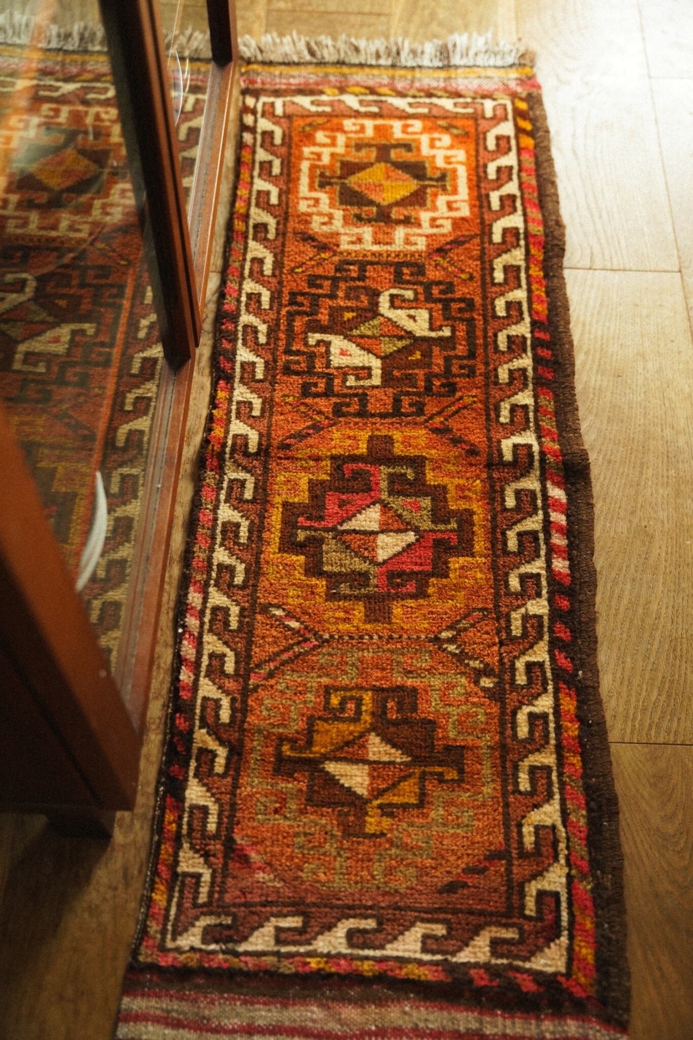 1464-Vintage Uzbek rug