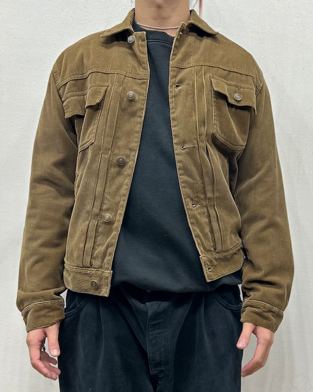 90's Polo Sport Ralph Lauren Corduroy Trucker Jacket ''2nd Type''【下北沢店】