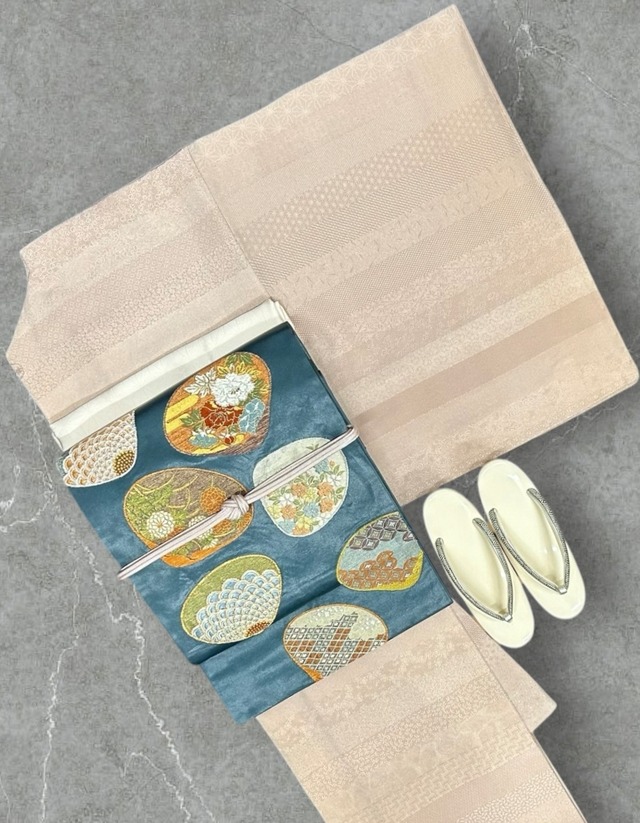 道行コート くすみパープル 煩わしい 落款あり