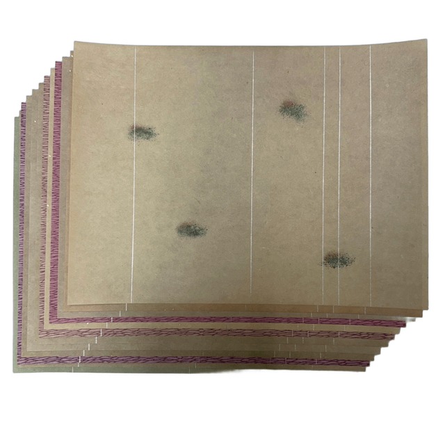 書道　仮名　古筆臨書　臨書料紙【清書用　筋切　12枚】清書用紙　かな　古筆清書