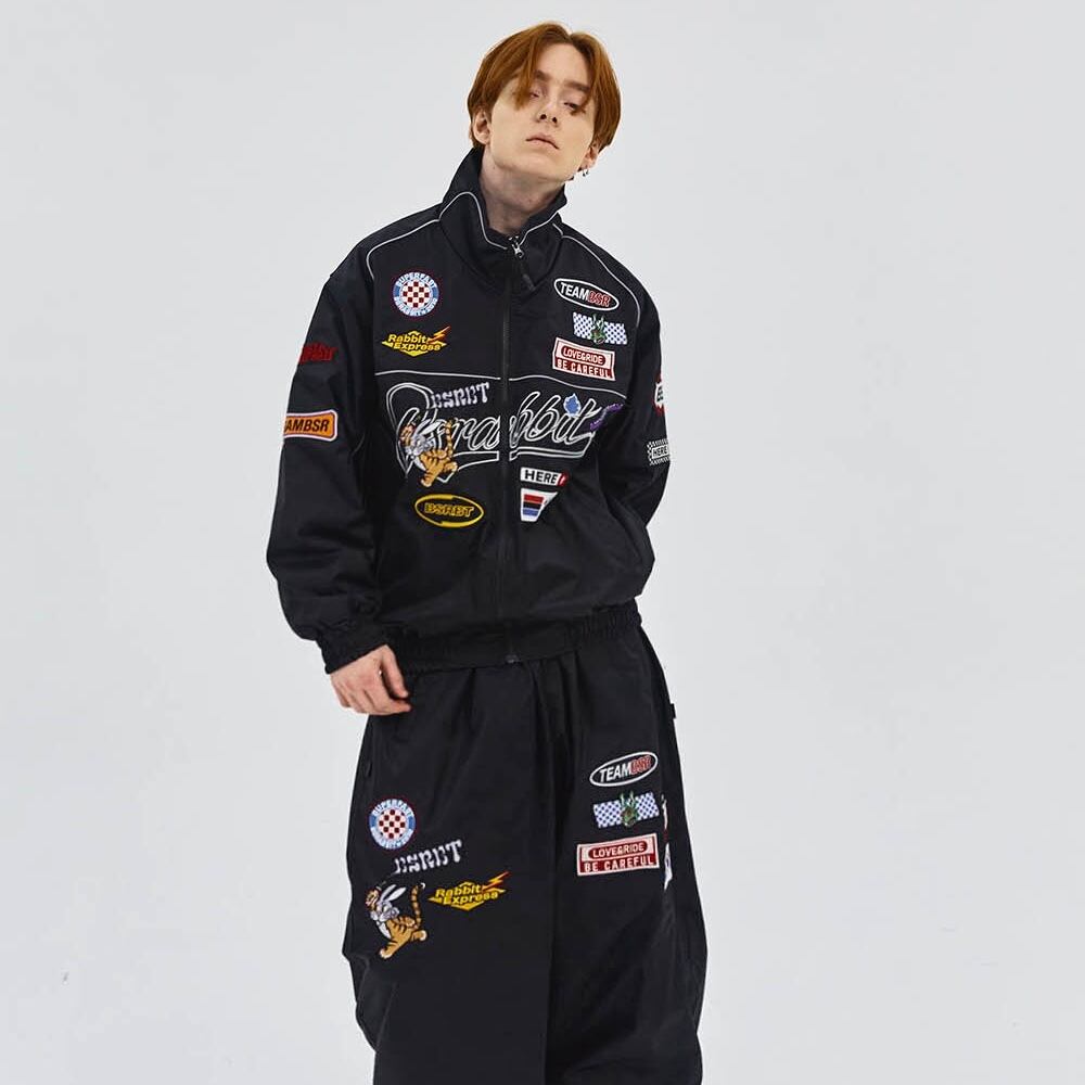 23-24 BSRABBIT RACING TRACK JACKET スノーボード ウェア ジャケット ビーエスラビット ユニセックス メンズ  レディース