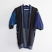 野良着 クレイジーパターン 藍染 絣 着物 木綿 縞模様 ジャパンヴィンテージ 昭和 | Noragi Jacket Crazy Pattern Indigo Kimono Cotton Stripe Japan Vintage