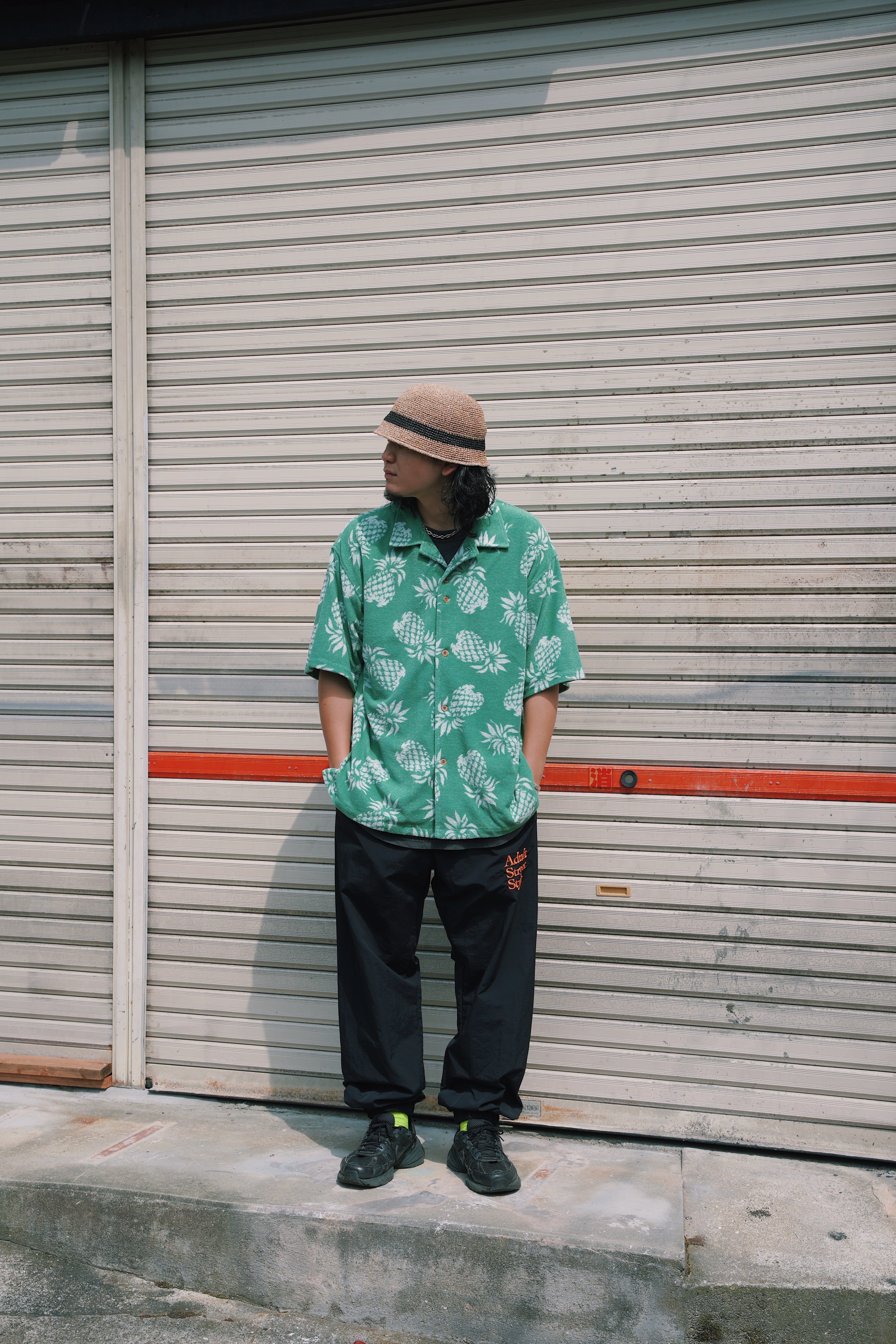 MM Pineapple Shirt GRN | BEARD ROOM