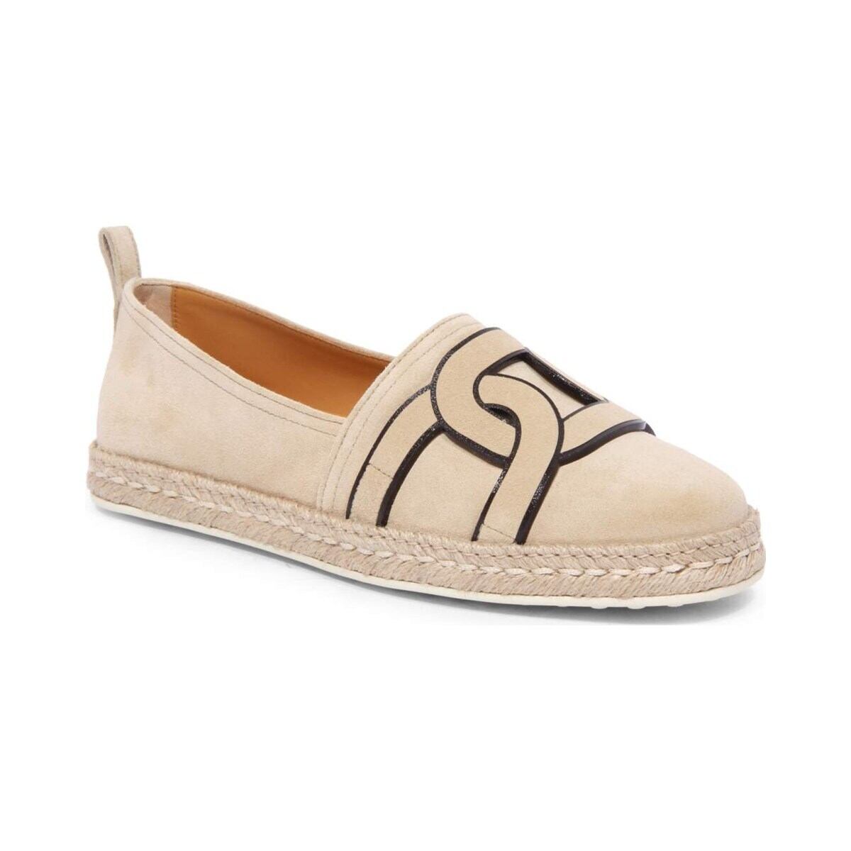TOD'S トッズ レディース エスパドリーユ スエード ベージュ