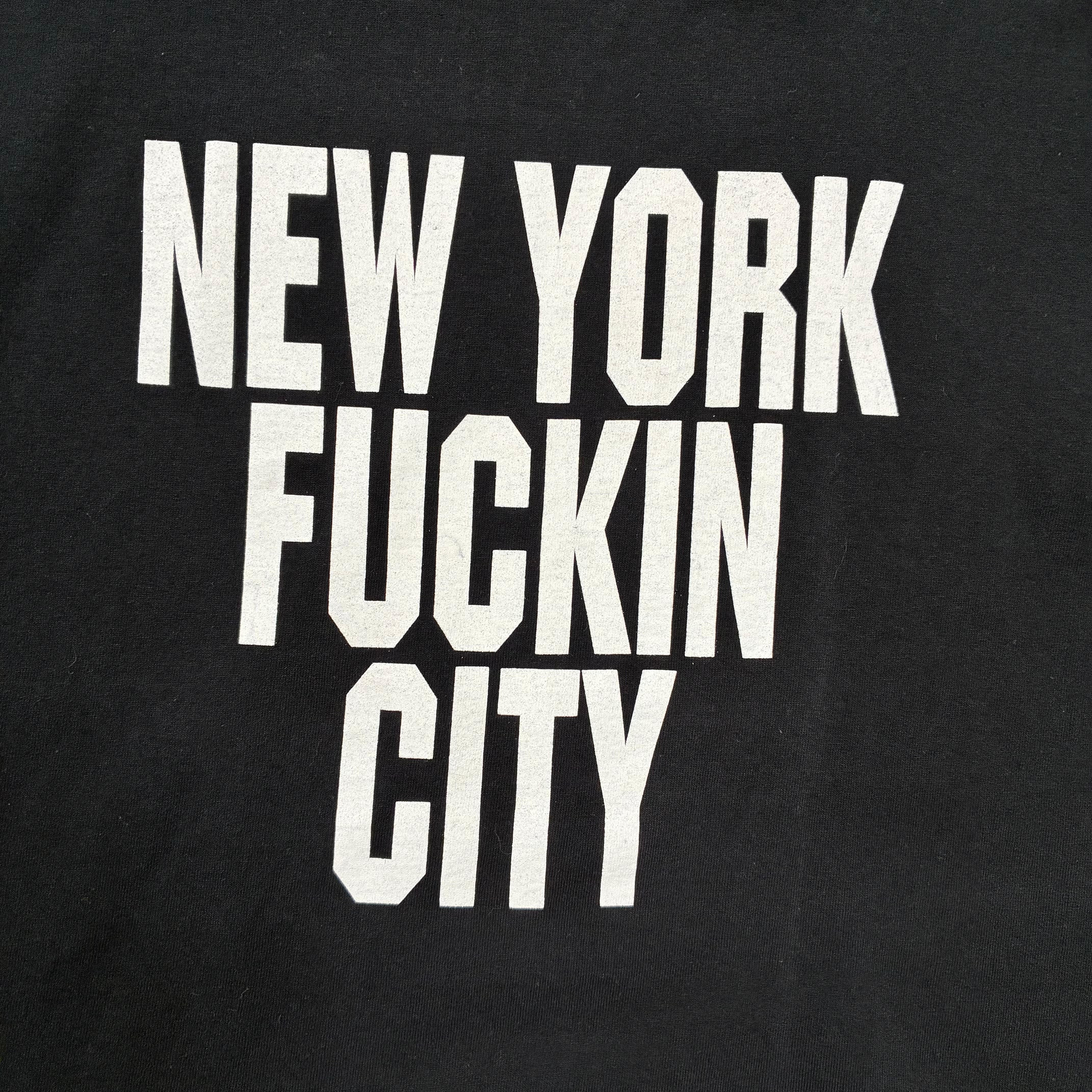 00's NEW YORK FUCKIN CITY Print Tee JERZEES メンズ M | Hoarders