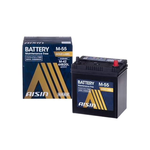 アイシン(AISIN) 車用 バッテリー M-55 (M-42 44B20L ほか