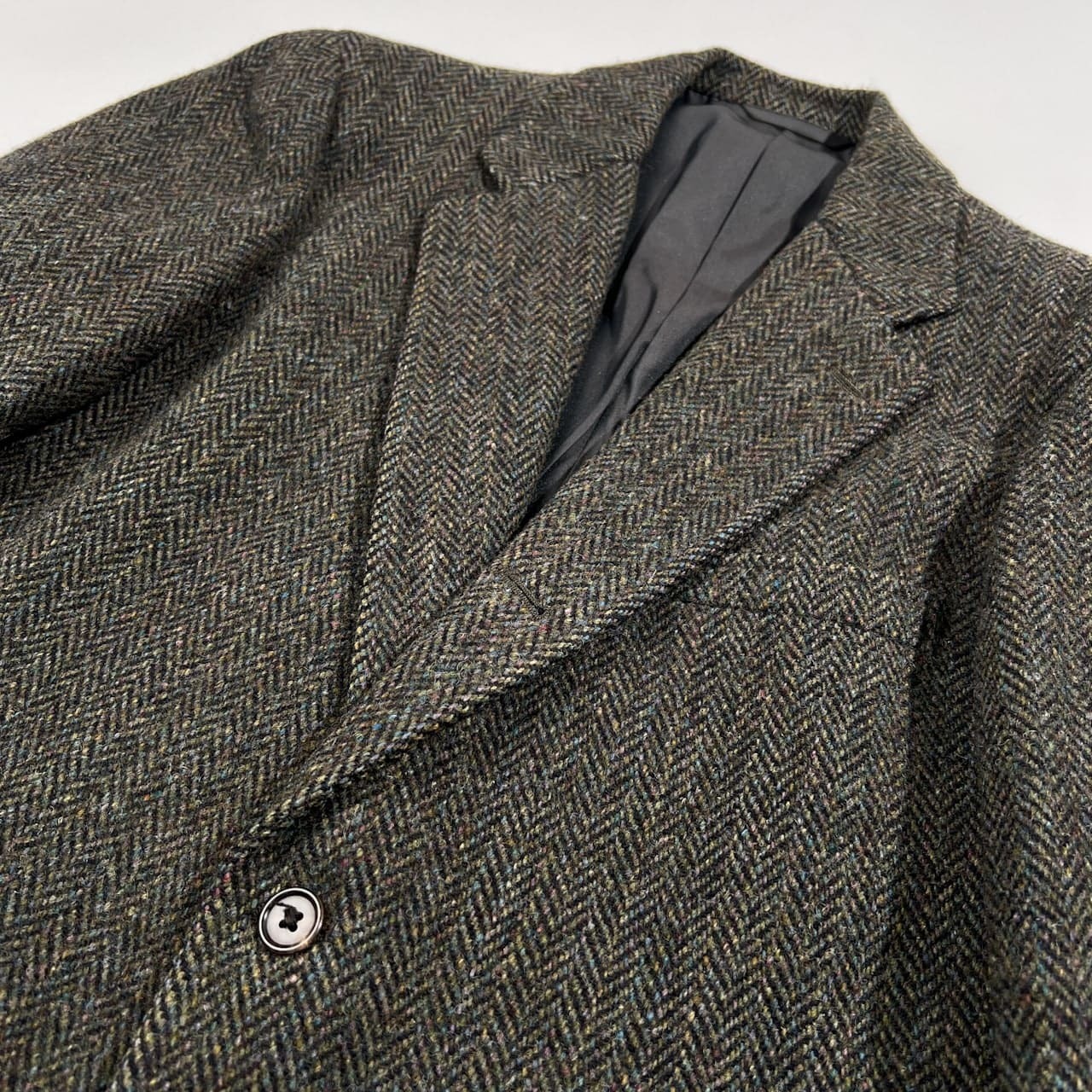 CHESSROCK チェスロック john g hardy ジョンジーハーディー 英国製 ツイード 段返り3B テーラードジャケット サイズ 95 /ビンテージ/ヘリンボーン