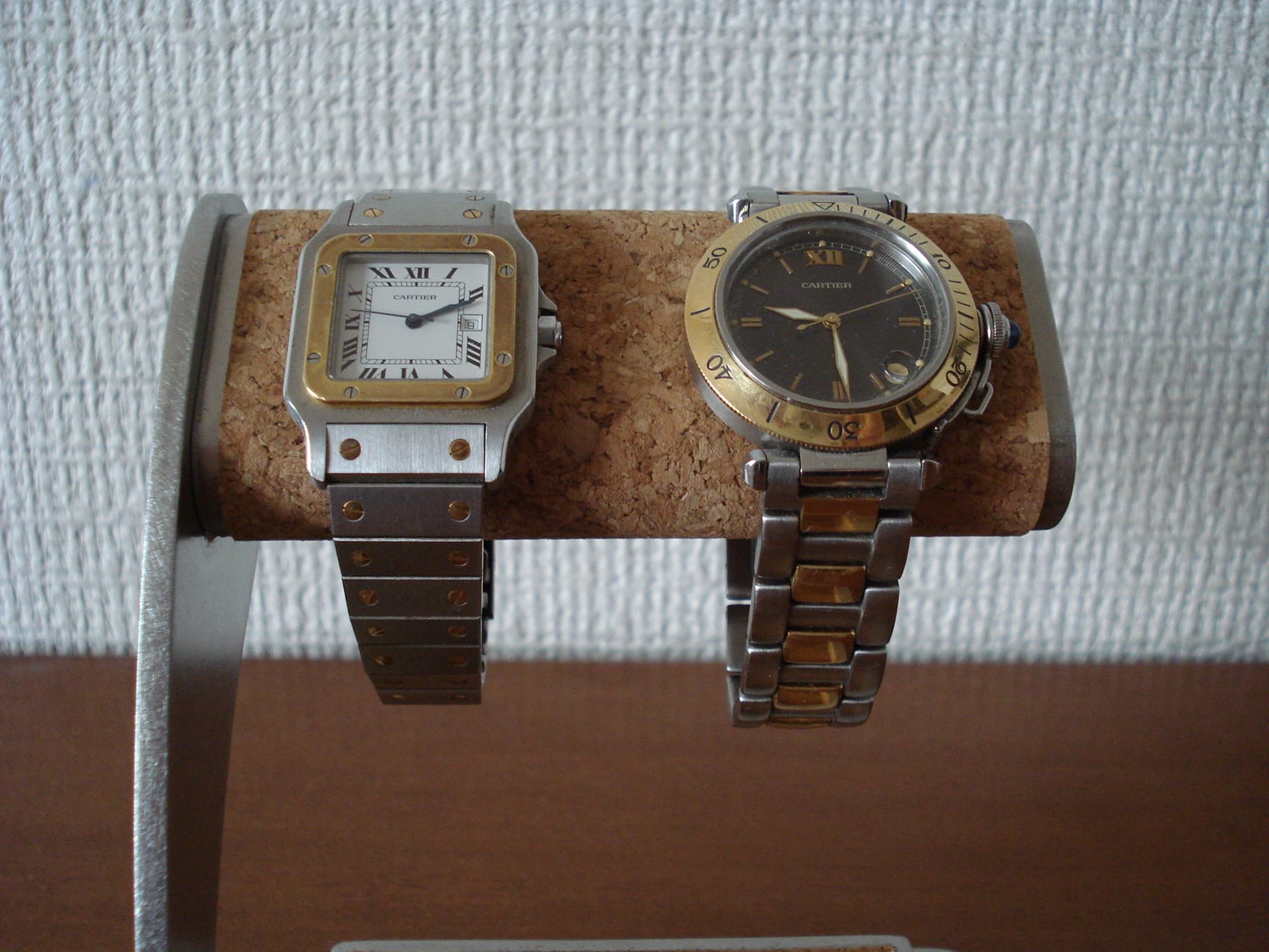 腕時計スタンド　腕時計スタンド 高級　腕時計スタンド おしゃれ　ウオッチスタンド　腕時計スタンド 2本　だ円おおきいトレイ腕時計スタンド　NJモデル　 ak-design　No.111204 | 腕時計スタンドのAKデザイン powered by BASE