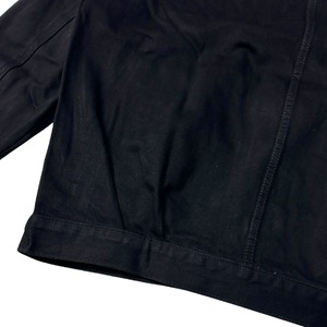 PRO CLUB Heavyweight Twill Trucker Jacket Black