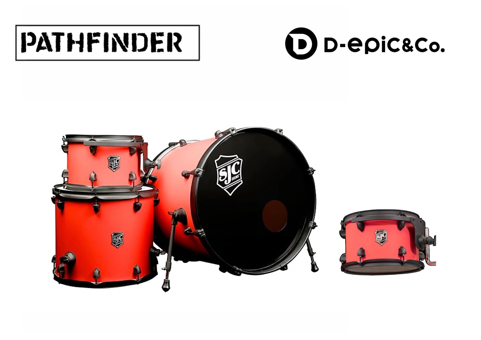 SJC Custom Drums – Pathfinder Series 4ピース ドラムキット（Cosmic
