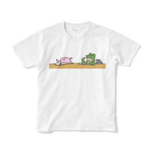 Study Tシャツ (白/黒）