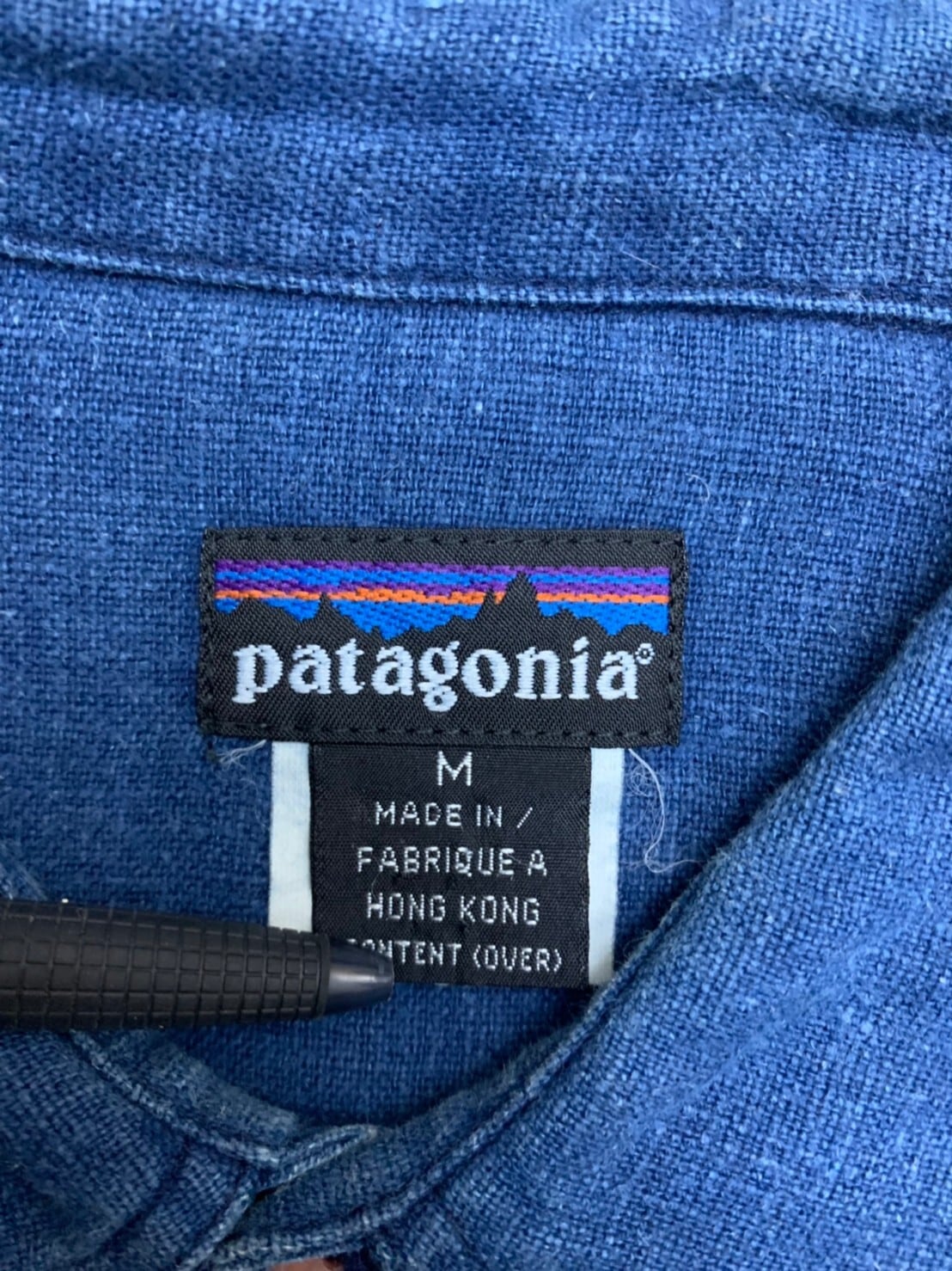 パタゴニア Patagonia 雪無しタグ デニムシャツ 長袖シャツ 90s パタゴニア Patagonia 雪無しタグ デニムシャツ 長袖シャツ 90s