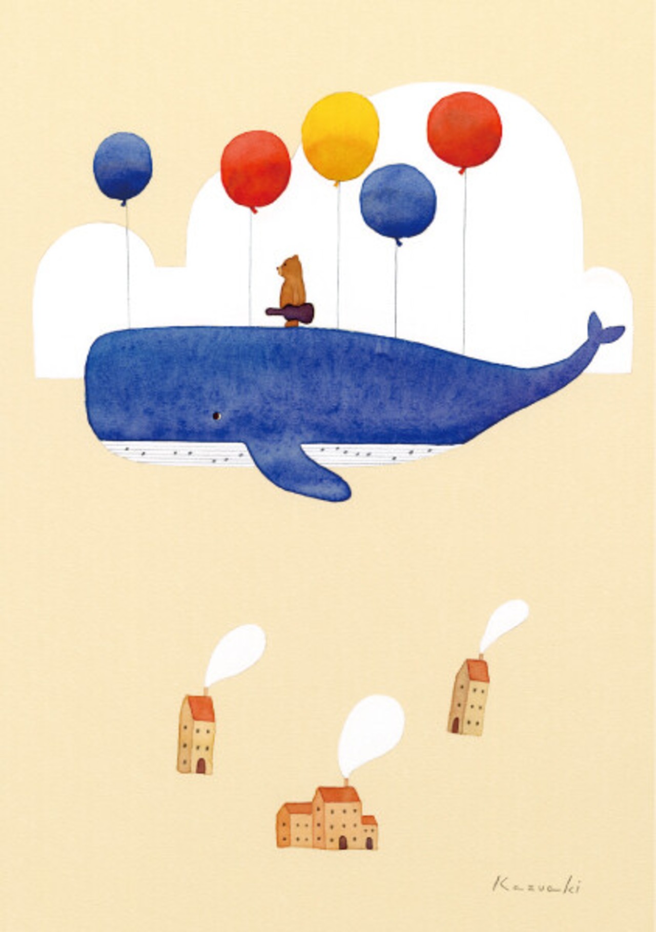 ポストカード 山田和明「雲の窓」