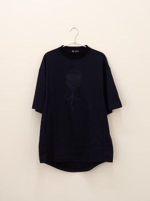 Izumi Kato x ALMOST BLACK 2023 AW T shirt Black 加藤泉　オールモストブラック2023秋冬T シャツ 黒